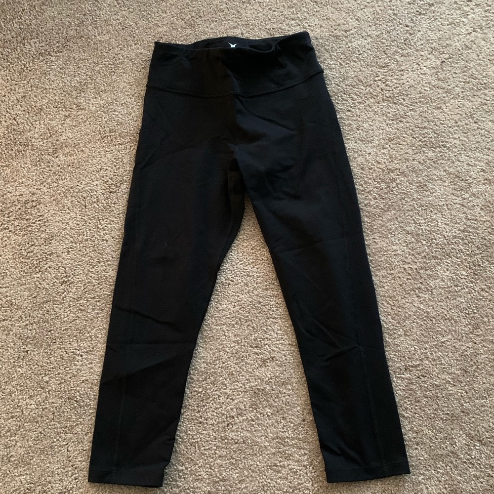 Express EXP Core XS Cropped Leggings, Black